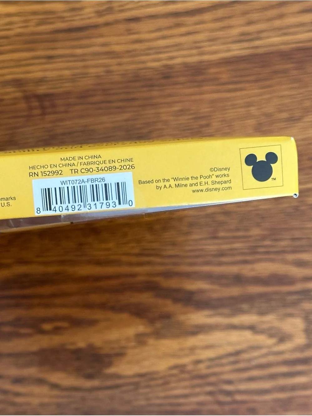 Disney message or
